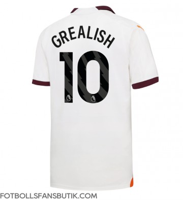 Manchester City Jack Grealish #10 Replika Bortatröja 2023-24 Kortärmad